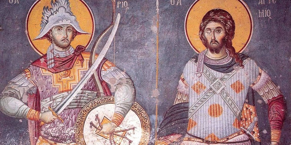 Mural of Panselinos, Mount Athos