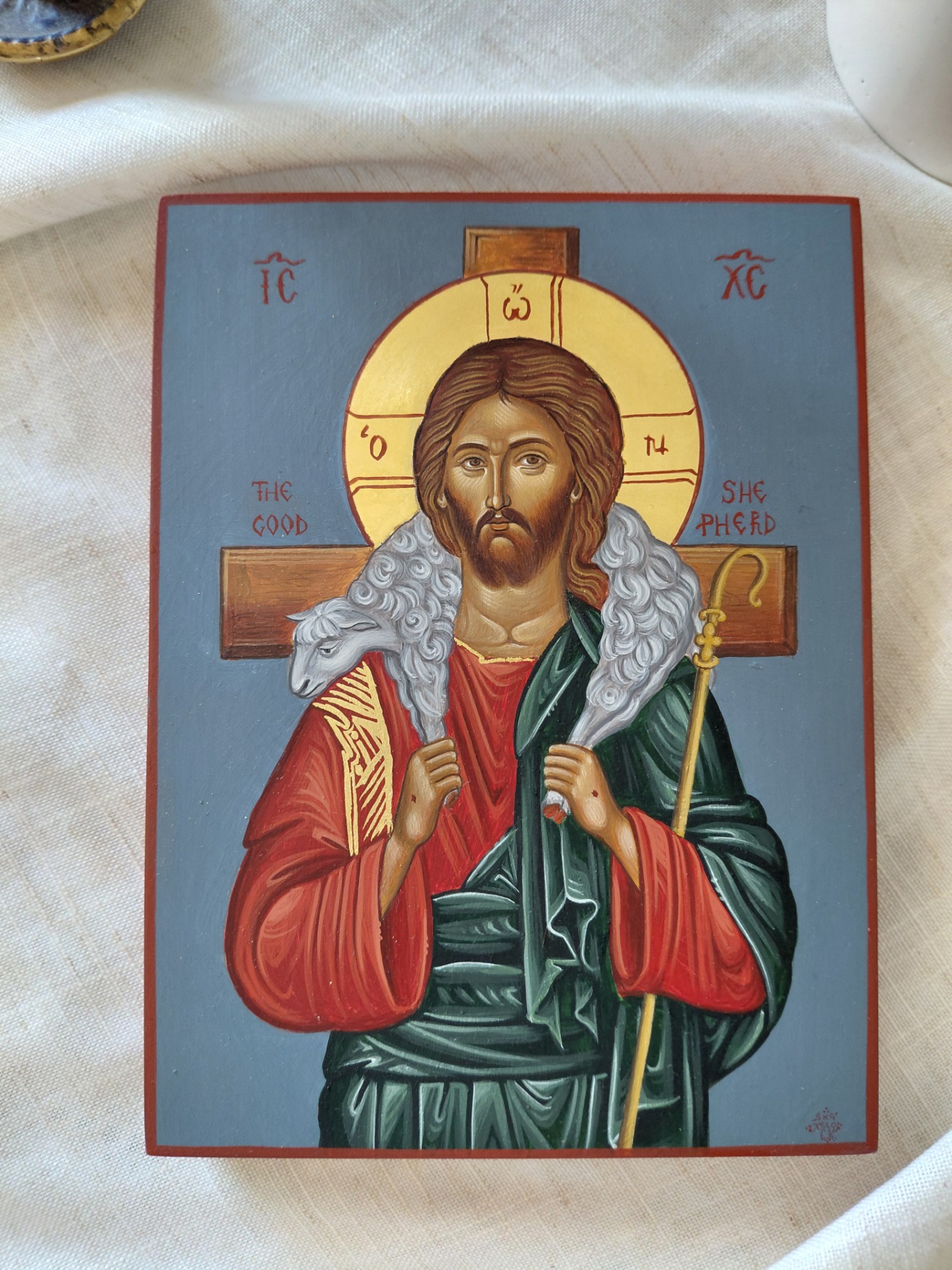 Christ the Good Shepherd orthodox icon