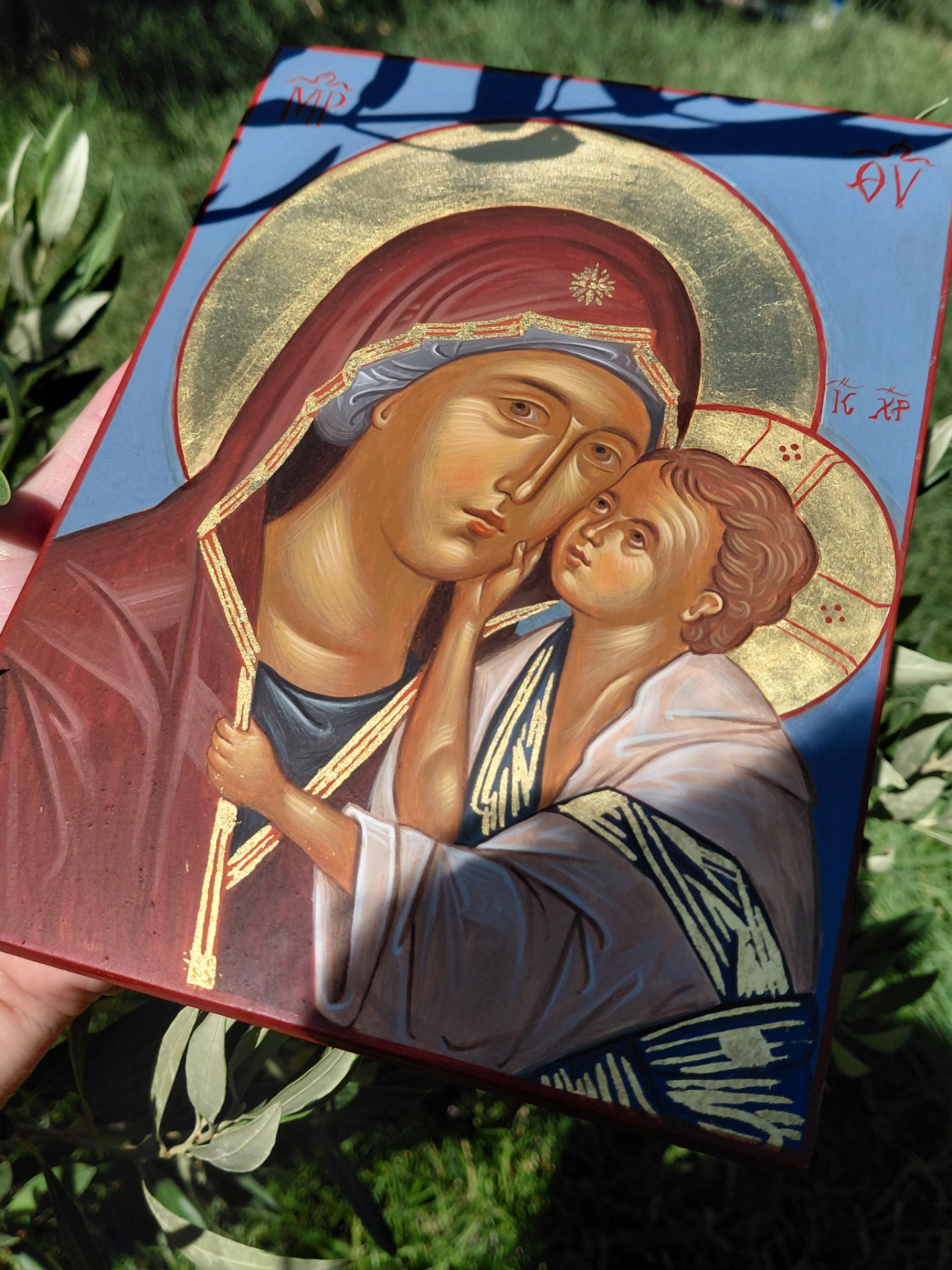 Theotokos handmade orthodox icon